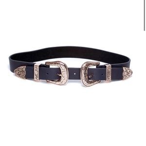 Bri Bri B-Low The Belt - Black & Rose Gold